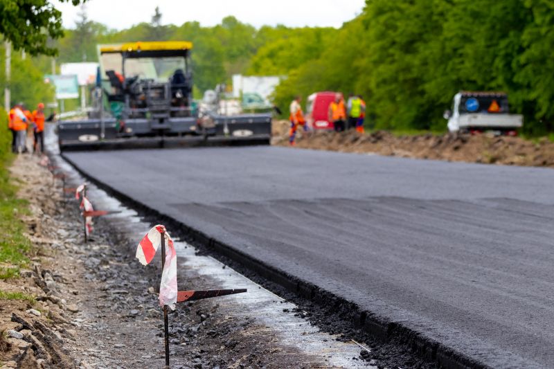Asphalt Paving in Action